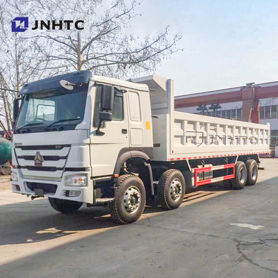 SINOTRUK HOWO 8X4 371hp 이동식 화물 상자 덤프 트럭 플랫 베드 트레이 티퍼