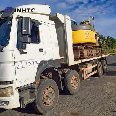 SINOTRUK HOWO 8X4 371hp 이동식 화물 상자 덤프 트럭 플랫 베드 트레이 티퍼