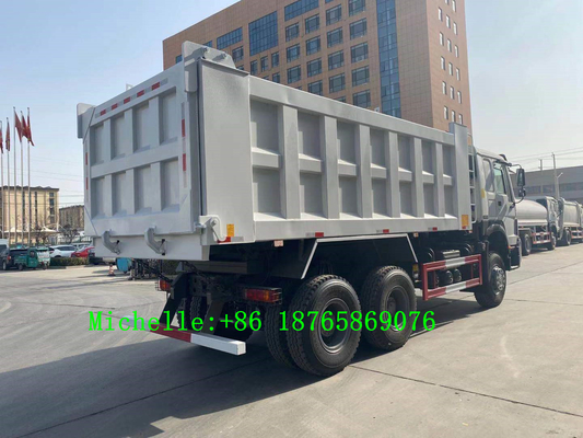 Sinotruk HOWO 6*4 덤프 트럭 10 짐수레꾼 팁 주는 사람 371hp 마력 3 차축