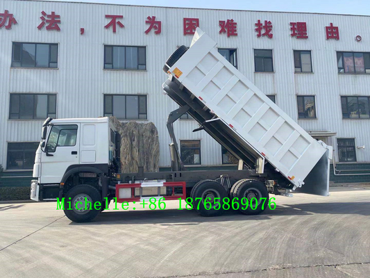 Sinotruk HOWO 6*4 덤프 트럭 10 짐수레꾼 팁 주는 사람 371hp 마력 3 차축