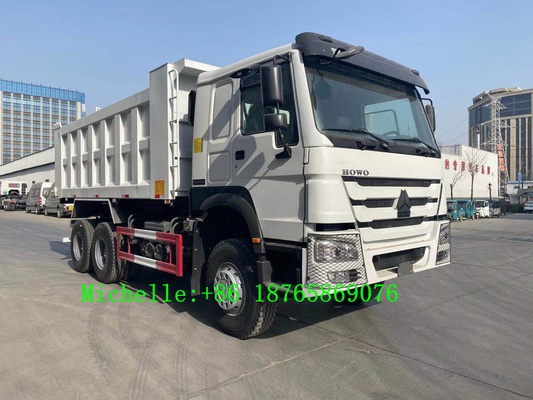 Sinotruk HOWO 6*4 덤프 트럭 10 짐수레꾼 팁 주는 사람 371hp 마력 3 차축