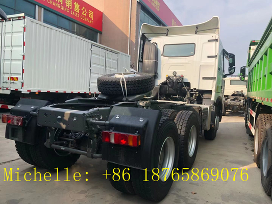 Sinotruk Howo 6*4 트랙터 트럭 10 휠러 트랙터 헤드 100 톤