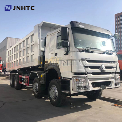 HOWO 8x4 Euro2 371hp 헤비 듀티 덤프 트럭 25 입방 12 바퀴 가나