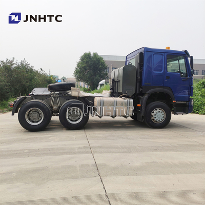 Howo 371 420hp 6X4 중고 트랙터 트럭 헤드 400L 디젤 탱크