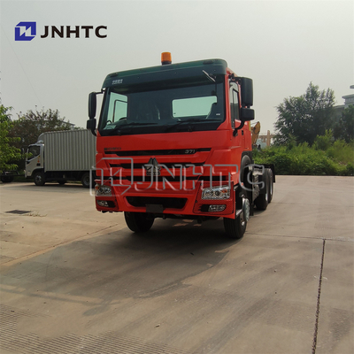 6x4 중고 Sinotruck 원동기 트럭 중고 375 트랙터 트럭