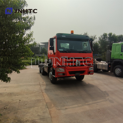 6x4 중고 Sinotruck 원동기 트럭 중고 375 트랙터 트럭