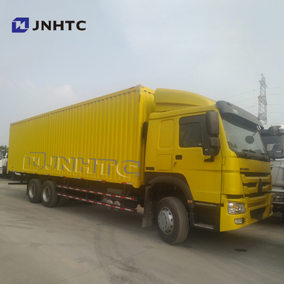 Sinotruk HOWO EURO2 화물 밴 트럭 10 바퀴 A7 트럭 화물 운송 트럭