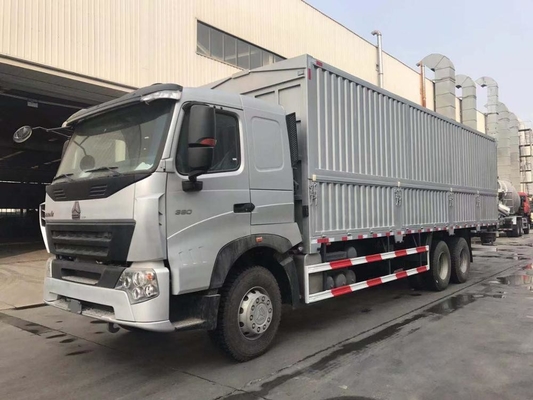 SINOTRUK HOWO A7 6X4 대형 화물 트럭 Euro II 10 Wheeler Wing Van