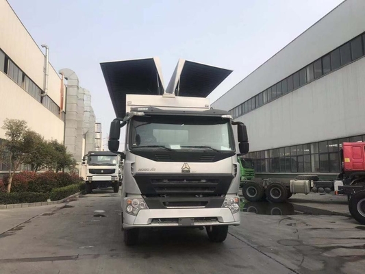 SINOTRUK HOWO A7 6X4 대형 화물 트럭 Euro II 10 Wheeler Wing Van
