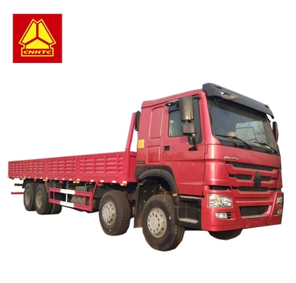 Sinotruk HOWO 평판 화물 트럭 8*4 12 휠러 무거운 밴