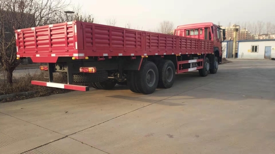 Sinotruk HOWO 평판 화물 트럭 8*4 12 휠러 무거운 밴