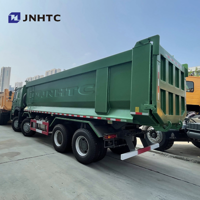 U 유형 화물 몸을 가진 HOWO 6X4 371HP 녹색 20 입방 팁 주는 사람 트럭