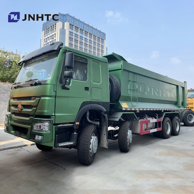 U 유형 화물 몸을 가진 HOWO 6X4 371HP 녹색 20 입방 팁 주는 사람 트럭