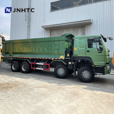 U 유형 화물 몸을 가진 HOWO 6X4 371HP 녹색 20 입방 팁 주는 사람 트럭