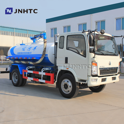 HOWO Euro2 116hp 4X2 하수 흡입 트럭 5cbm