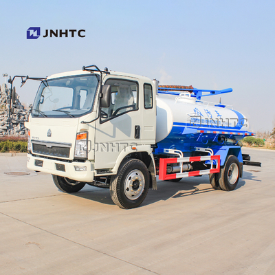 HOWO Euro2 116hp 4X2 하수 흡입 트럭 5cbm