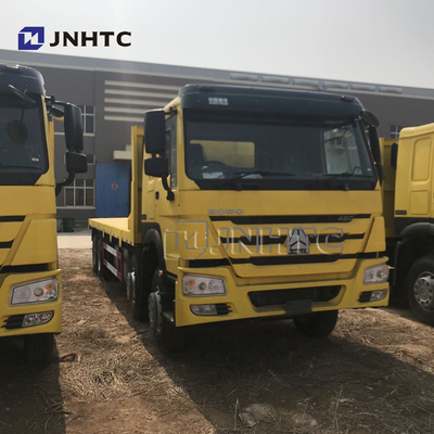 SINOTRUK 8*4 22-30 톤 오목 평판 운송 트럭 굴착기 운송 트럭