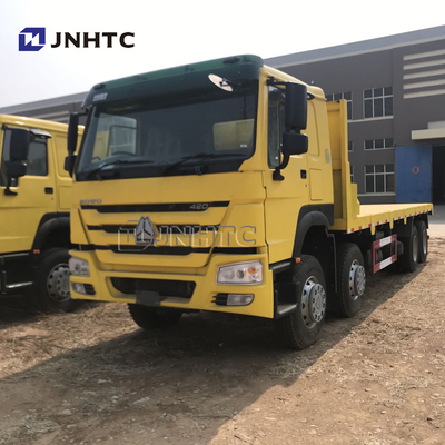 SINOTRUK 8*4 22-30 톤 오목 평판 운송 트럭 굴착기 운송 트럭