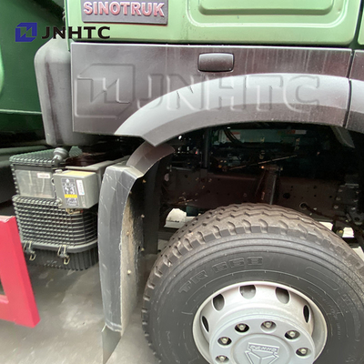 Sinotruk 6X4 371HP 덤프 트럭 녹색 20 입방 팁 주는 사람 트럭