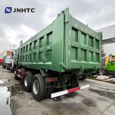 Sinotruk 6X4 371HP 덤프 트럭 녹색 20 입방 팁 주는 사람 트럭