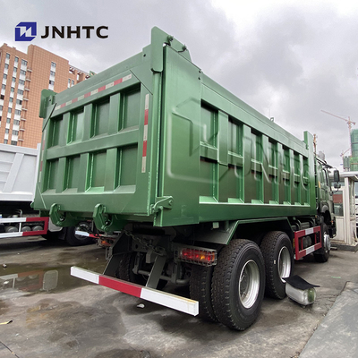 Sinotruk 6X4 371HP 덤프 트럭 녹색 20 입방 팁 주는 사람 트럭