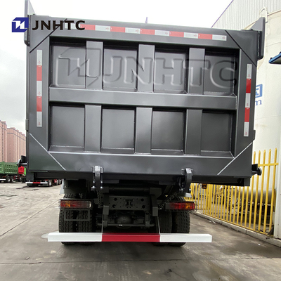 까만 덤프 트럭 12 바퀴 420hp Sinotruk 팁 주는 사람 트럭 신형