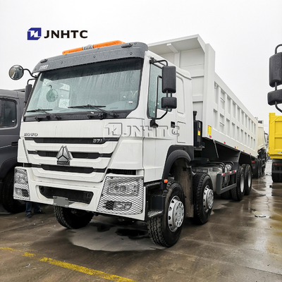 Sinotruk Howo Benz 흰색 덤프 트럭 50T 12 바퀴 오른손 드라이브 새 모델