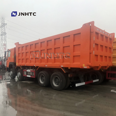 HOWO 371hp 8X4 30cbm 덤프 트럭 쓰레기꾼 팁 주는 사람 트럭 건설 엔지니어링