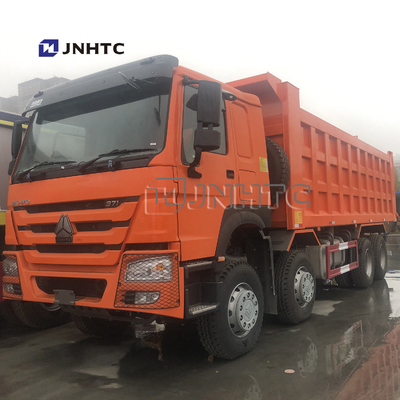 HOWO 371hp 8X4 30cbm 덤프 트럭 쓰레기꾼 팁 주는 사람 트럭 건설 엔지니어링