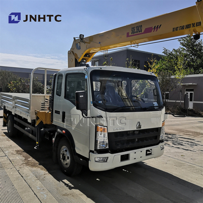 기중기 RHD 10 톤 트럭을 가진 SINOTRUK HOWO 4X2 가벼운 의무 상업적인 트럭