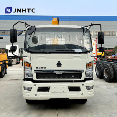 Sinotruk HOWO 4x2 3-12TON 경량 평판 화물 구조차 크레인 트럭