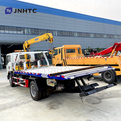 Sinotruk HOWO 4x2 3-12TON 경량 평판 화물 구조차 크레인 트럭