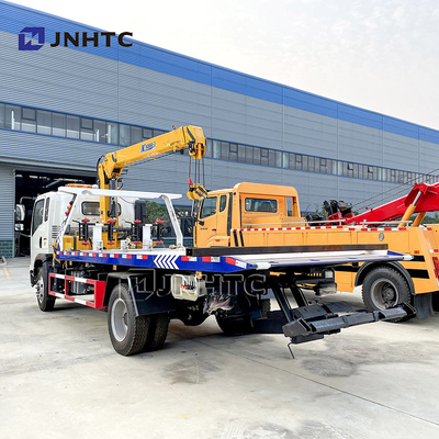 Sinotruk HOWO 4x2 3-12TON 경량 평판 화물 구조차 크레인 트럭