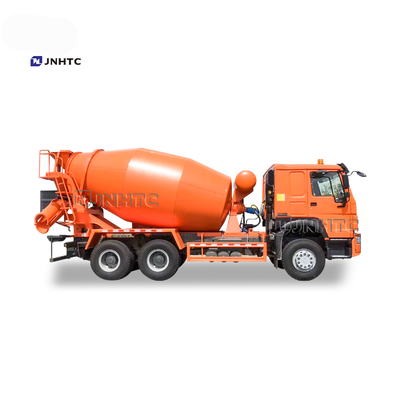 10 Wheeler 371hp 10m3 콘크리트 믹서 트럭 셀프 로딩
