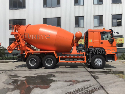 Howo 새로운 모델 각자 선적 구체 믹서 트럭 10 짐수레꾼 371hp 10m3