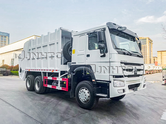 Sinotruck Howo 6x4 10 바퀴 16CBM 쓰레기 쓰레기 압축기 트럭 거는 물통