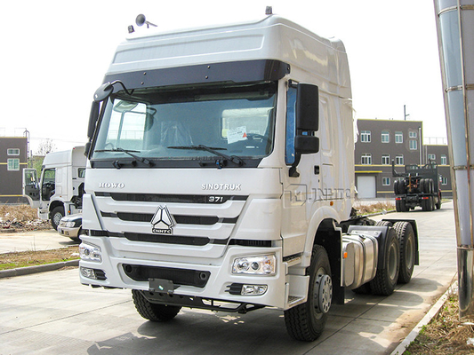 Euro2 RHD 6x4 10 바퀴 트랙터 트레일러 트럭 디젤 엔진 371hp 420hp 새 모델