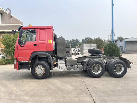 Euro2 Sinotruk Howo 6x4 371 트랙터 트럭 10 바퀴 새로운 트럭 헤드 트랙터