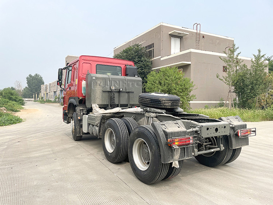 Euro2 Sinotruk Howo 6x4 371 트랙터 트럭 10 바퀴 새로운 트럭 헤드 트랙터