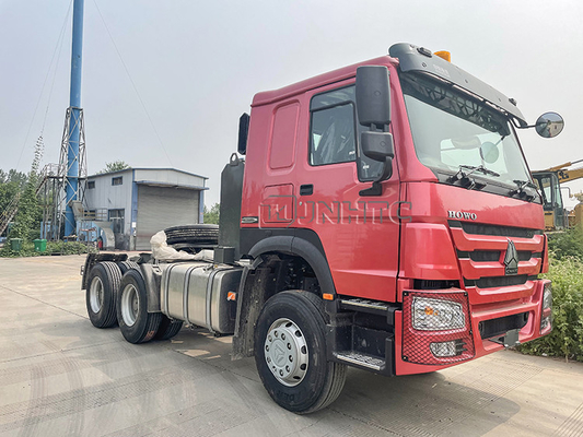 Euro2 Sinotruk Howo 6x4 371 트랙터 트럭 10 바퀴 새로운 트럭 헤드 트랙터
