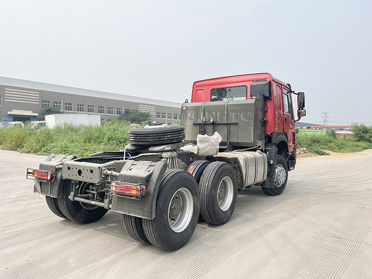 3.5 인치 Euro2 Sinotruk Howo 6x4 371 10 휠 트랙터 헤드