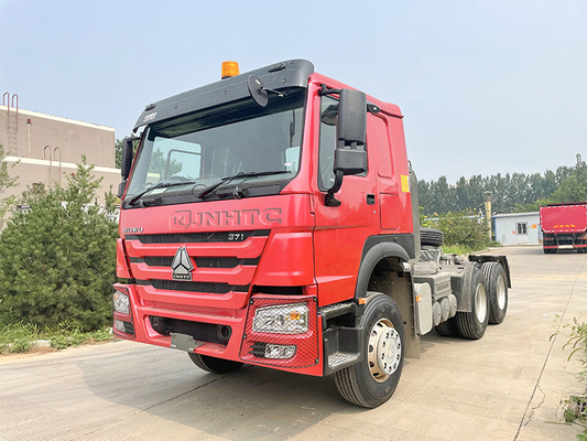 3.5 인치 Euro2 Sinotruk Howo 6x4 371 10 휠 트랙터 헤드
