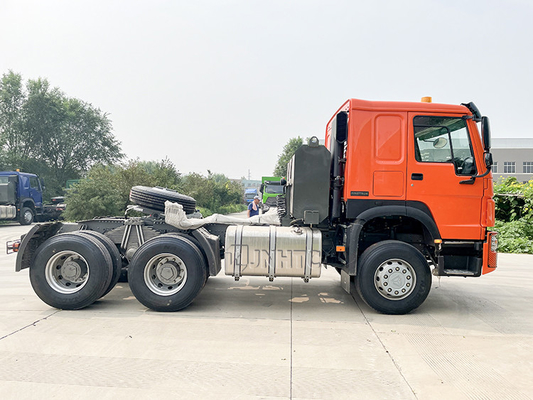 10 바퀴 420hp 원동기 트럭 Sino Howo 트랙터 트레일러 헤드 6x4