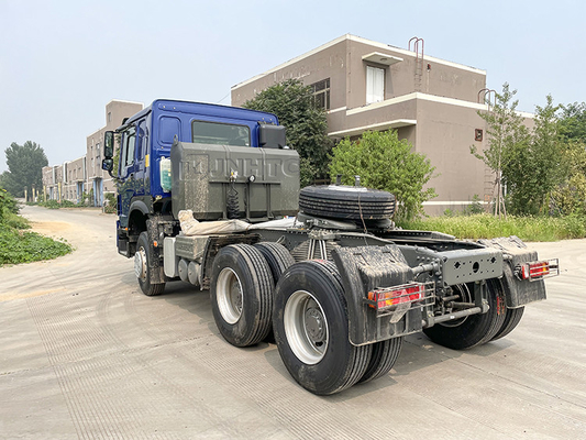 Euro2 420hp Sinotruk 10 바퀴 6X4 Howo 트랙터 트럭 헤드 트레일러 트럭 헤드