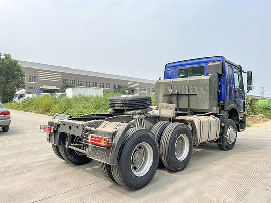 Euro2 420hp Sinotruk 10 바퀴 6X4 Howo 트랙터 트럭 헤드 트레일러 트럭 헤드