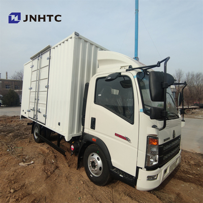 SINOTRUK HOWO LHD 박스 트럭 밴 화물 트럭 6 톤 116 에이치피
