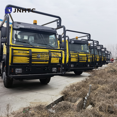 6x4 원동력 트럭 디젤 연료 종류를 운반하는 나무로 된 로그