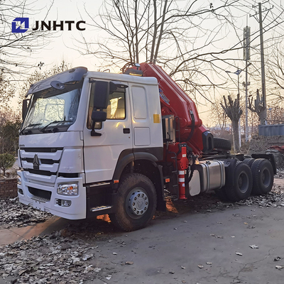 371 에이치피 8 톤 신축식 기중기 트럭 시노트루크 HOWO 6x4 40t 10 바퀴
