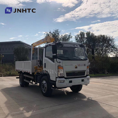 평판 화물 자동차 기중기 시노트루크 HOWO 4x4 전륜 구동