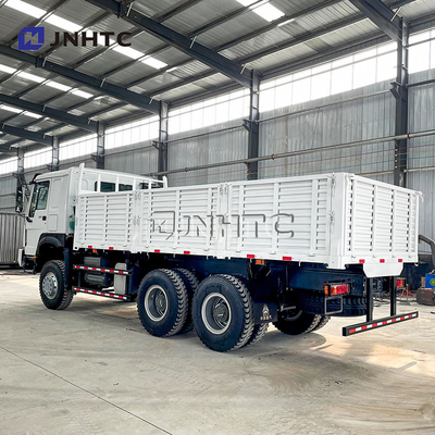 HOWO 371HP 6X6 4x4 드라이브 화물 트럭 컬럼단 측면내림판 게이트